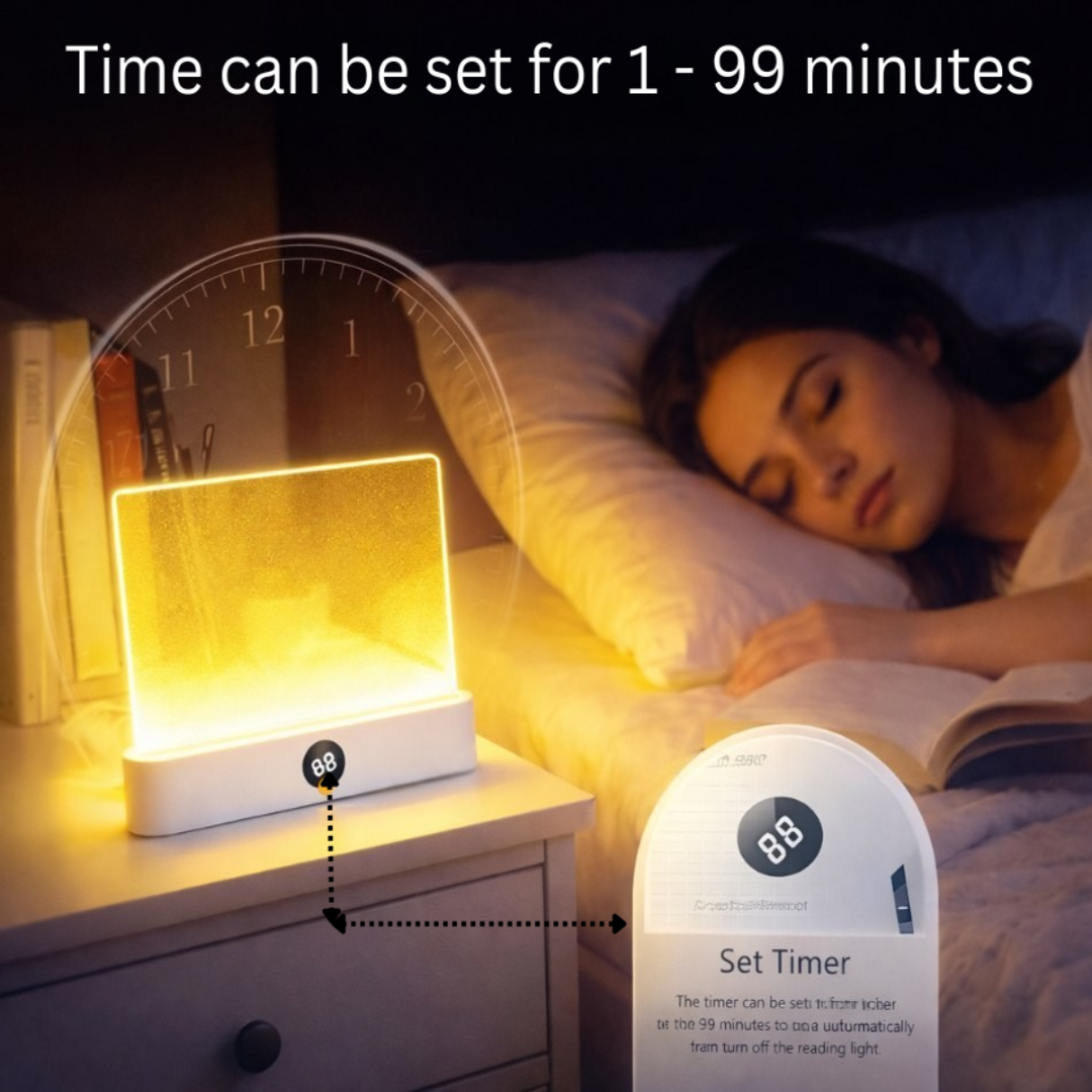 GlowVia lamp - LED flat panel book light